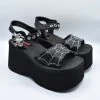 Spider Spangled Ankle Strap Sandal DEMONIA NEWEST ITEMS 2 Spider Spangled Ankle Strap Sandal DEMONIA NEWEST ITEMS