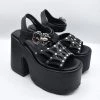 SpiderVamp Webbed Platform Sandal DEMONIA NEWEST ITEMS