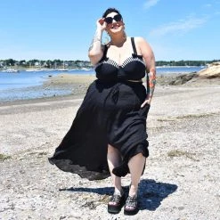 Sweet Lovely Canna Maxi Skirt