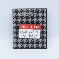 Ectogasm PINS Hello, I'm... Name Tag Pin