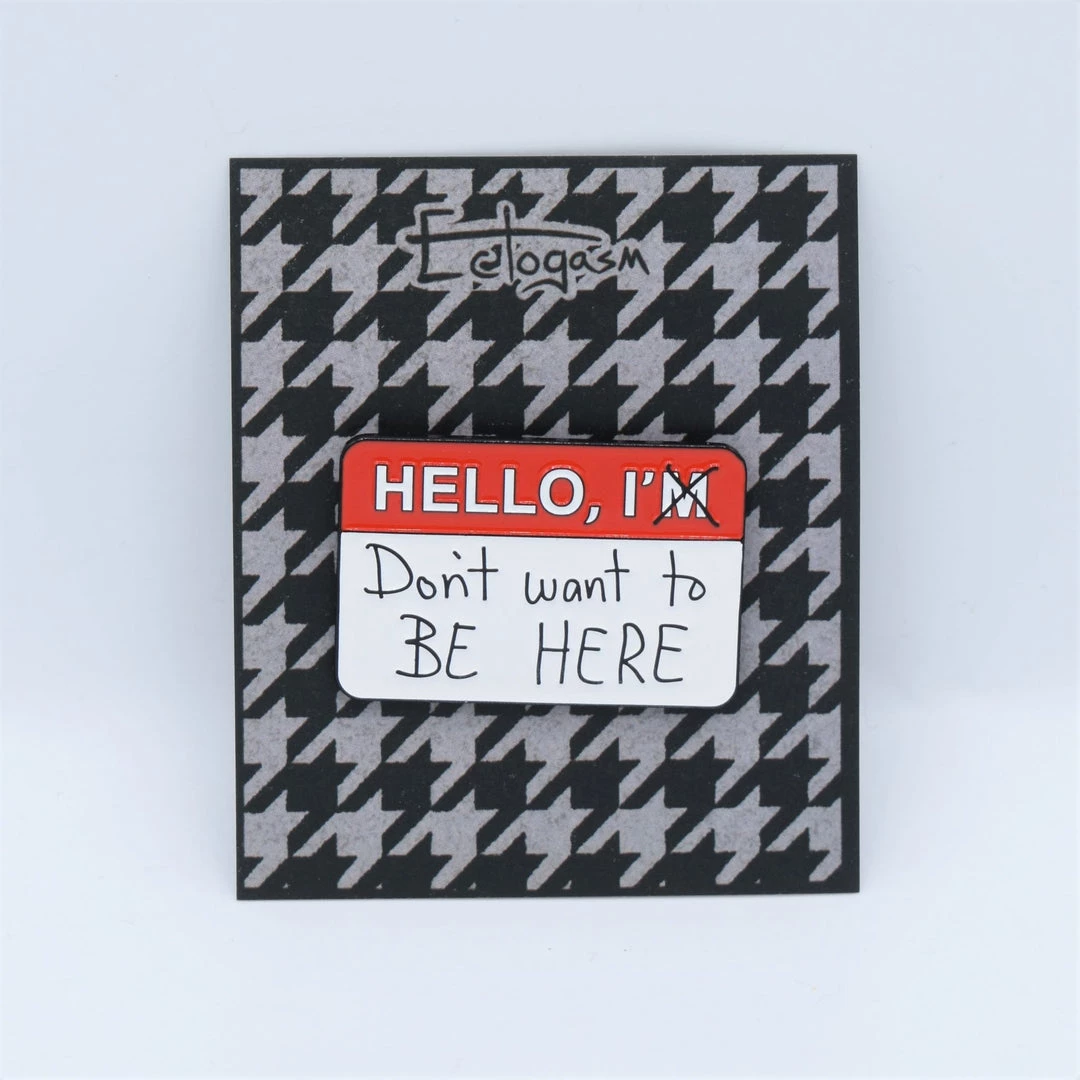 Ectogasm PINS Hello, I'm... Name Tag Pin 3 Ectogasm PINS Hello, I'm... Name Tag Pin