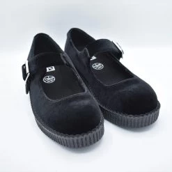 Apparition Velvet Mary Janes (Black) - T.U.K. SALE ITEMS