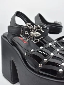 SpiderVamp Webbed Platform Sandal DEMONIA NEWEST ITEMS