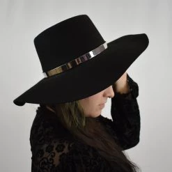 Olive & Pique Maya Wide Brim Wool Hat