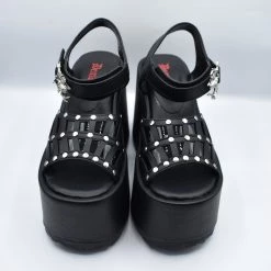 SpiderVamp Webbed Platform Sandal DEMONIA NEWEST ITEMS