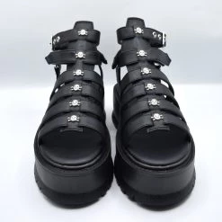Gladiator Skull Stud Sandal DEMONIA