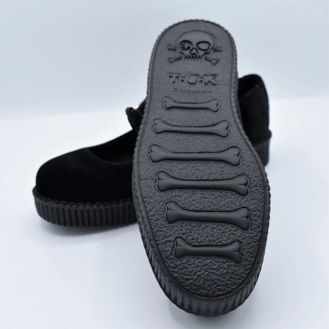 Apparition Velvet Mary Janes (Black) - T.U.K. SALE ITEMS 9 Apparition Velvet Mary Janes (Black) - T.U.K. SALE ITEMS