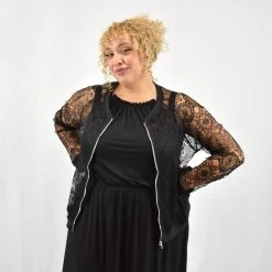 White Birch Neoscona Black Lace Jacket