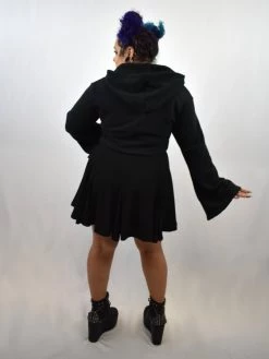 White Birch Tungsten Ribbed Skort