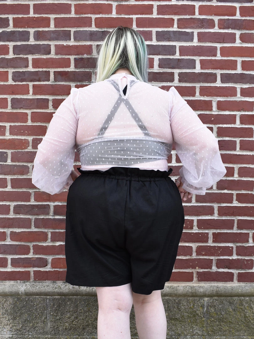 Sheer Frills Lilac Blouse MY VIOLET NEWEST ITEMS 5 Sheer Frills Lilac Blouse MY VIOLET NEWEST ITEMS