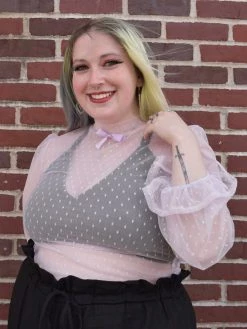 Sheer Frills Lilac Blouse MY VIOLET NEWEST ITEMS 9 Sheer Frills Lilac Blouse MY VIOLET NEWEST ITEMS