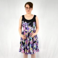 Doom & Bloom Skater Dress BLACK MAST (LAST ONES SIZE MEDIUM!) NEWEST ITEMS
