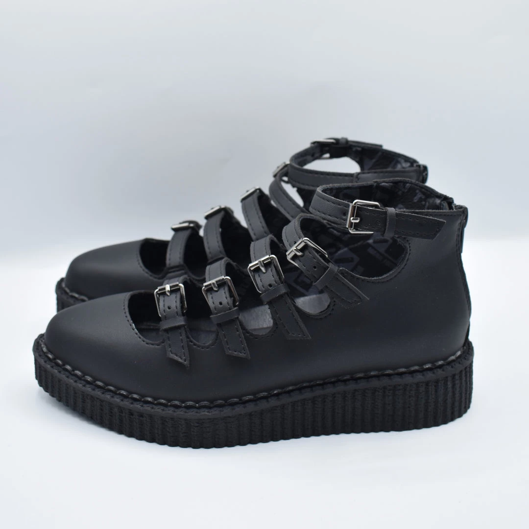 China Doll Multi-Strap Pointed Mary Jane (Black) - T.U.K. 4 China Doll Multi-Strap Pointed Mary Jane (Black) - T.U.K.