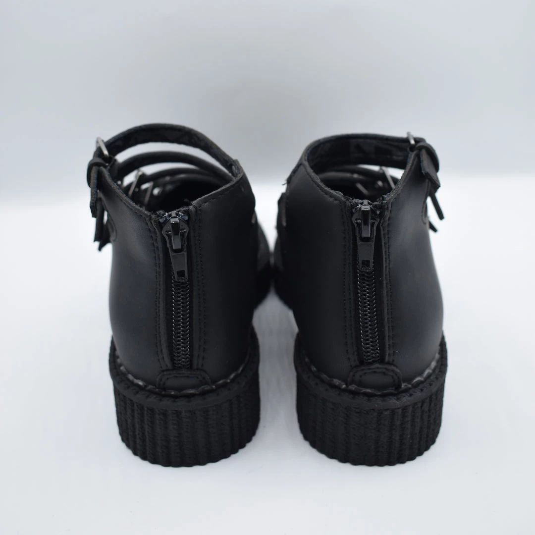 China Doll Multi-Strap Pointed Mary Jane (Black) - T.U.K. 6 China Doll Multi-Strap Pointed Mary Jane (Black) - T.U.K.