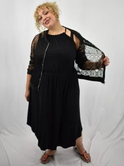 White Birch Neoscona Black Lace Jacket