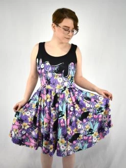 Doom & Bloom Skater Dress BLACK MAST (LAST ONES SIZE MEDIUM!) NEWEST ITEMS