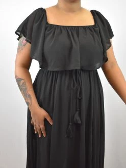 Sweet Lovely Georgiana Off Shoulder Chiffon Dress