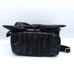 Bag Boutique Tied Off Ruched Shoulder Bag NEWEST ITEMS