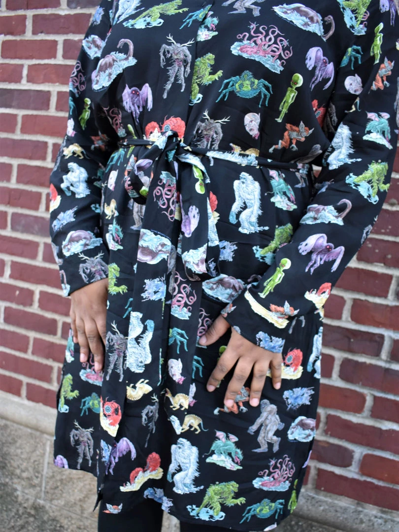 DRESSES Cryptids Shirt Dress PRETTY SNAKE 5 DRESSES Cryptids Shirt Dress PRETTY SNAKE