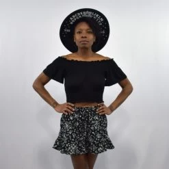 White Birch NEWEST ITEMS Rock Cress Micro Floral Shorts