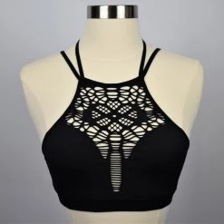 Leto Accessories Blooming Bralette