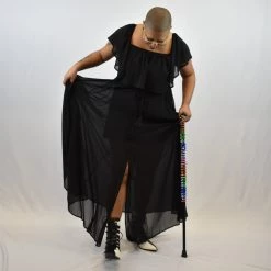 Sweet Lovely Georgiana Off Shoulder Chiffon Dress