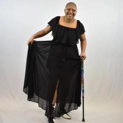 Sweet Lovely Georgiana Off Shoulder Chiffon Dress