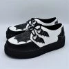 Strangecvlt SHOES & BOOTS White & Black Krypt Creeper -STRANGE CVLT