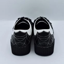 Strangecvlt SHOES & BOOTS White & Black Krypt Creeper -STRANGE CVLT