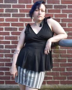 White Birch Mendler Peplum Top