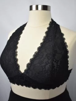 Leto Accessories BRALETTES Lace Halter Bralette 17 Leto Accessories BRALETTES Lace Halter Bralette