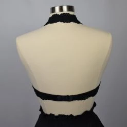 Leto Accessories BRALETTES Lace Halter Bralette 22 Leto Accessories BRALETTES Lace Halter Bralette