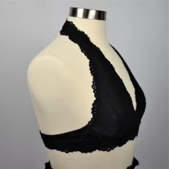 Leto Accessories BRALETTES Lace Halter Bralette 23 Leto Accessories BRALETTES Lace Halter Bralette