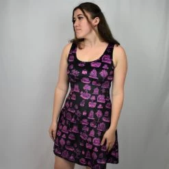 DWYBO Manning Collab PREORDER From Salem, With Love Magenta Velvet Skater Dress - BRETT MANNING COLLAB DRESSES 12 DWYBO Manning Collab PREORDER From Salem, With Love Magenta Velvet Skater Dress - BRETT MANNING COLLAB DRESSES