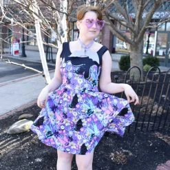 Doom & Bloom Skater Dress BLACK MAST (LAST ONES SIZE MEDIUM!) NEWEST ITEMS