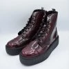 CLEARANCE (Final Sale) All Seeing 7 Eye Boot (Burgundy) - T.U.K. LAST CHANCE! NO RESTOCK!