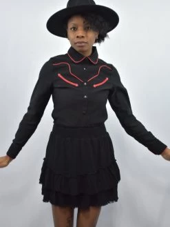 White Birch NEWEST ITEMS Freya Tiered Skort