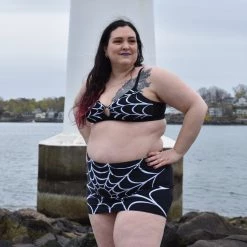 Unique Vintage Spiderweb Midnight Swim Top 9 Unique Vintage Spiderweb Midnight Swim Top