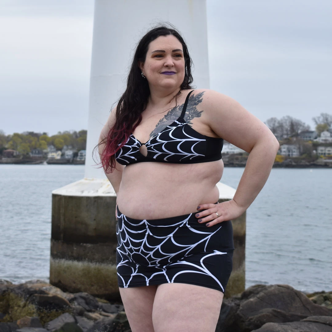 Unique Vintage Spiderweb Midnight Swim Top 5 Unique Vintage Spiderweb Midnight Swim Top