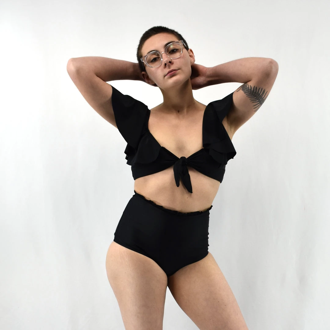 Unique Vintage NEWEST ITEMS Cape May High Waist Swim Bottom 4 Unique Vintage NEWEST ITEMS Cape May High Waist Swim Bottom