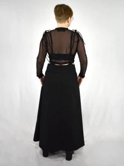 Mesh Crop Long Sleeve (Black) FOXBLOOD 7 Mesh Crop Long Sleeve (Black) FOXBLOOD