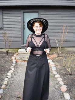 High Witch Suspender Skirt FOXBLOOD (ONLY M & 4X LEFT!) NEWEST ITEMS