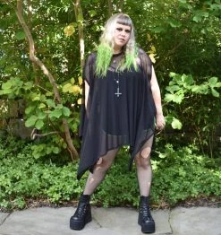 Rhiannon Tunic Top UNISEX (mesh & Opaque!) FOXBLOOD (RESTOCK COMING SOON!) TOPS