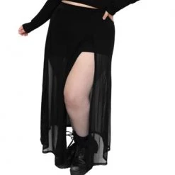 BOTTOMS Mesh Darla Maxi Skirt With Shorts! FOXBLOOD