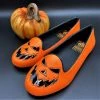 Strangecvlt Scary Jack Round Toe Flat (Orange) STRANGE CVLT SHOES & BOOTS