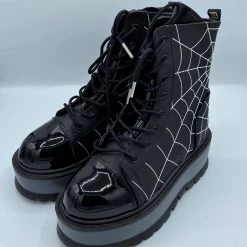 SHOES & BOOTS Lullaby Stomper Boot (Black) DEMONIA (ALMOST GONE!)