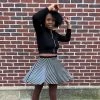 Reap What You Sew Consignment Striped Skater Skirt- HANDMADE LOCALLY