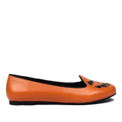 Strangecvlt Scary Jack Round Toe Flat (Orange) STRANGE CVLT SHOES & BOOTS