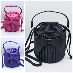 Bag Boutique Cupcake Crossbody Bucket Bag- 3 Colors!