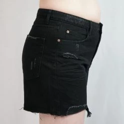 White Birch BOTTOMS Rager Tattered Denim Shorts